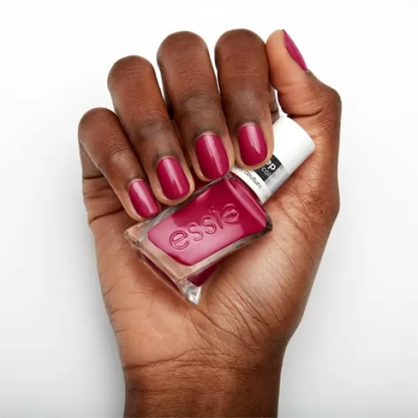 Essie Gel Couture LongLasting Nail Polish 8Free Vegan Clear Matte Top Coat 046 fl oz15 CHEVRON TREND