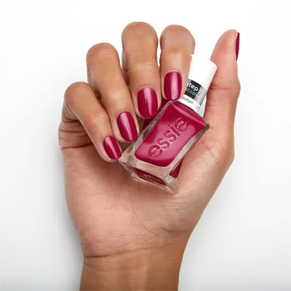 Essie Gel Couture LongLasting Nail Polish 8Free Vegan Clear Matte Top Coat 046 fl oz15 CHEVRON TREND