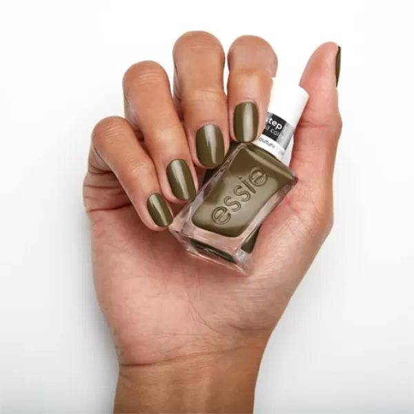Essie Gel Couture LongLasting Nail Polish 8Free Vegan Clear Matte Top Coat 046 fl oztotally plaid