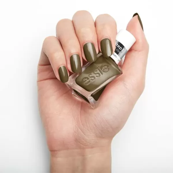 Essie Gel Couture LongLasting Nail Polish 8Free Vegan Clear Matte Top Coat 046 fl oztotally plaid