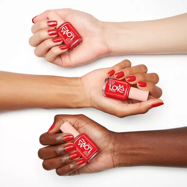 LOVE by essie Nail Polish 80 Plantbased SalonQuality Vegan Red Lust For Life 046 Fl Oz