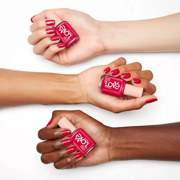 LOVE by essie Nail Polish 80 Plantbased SalonQuality Vegan Ruby Red I Am The Spark 046 Fl Oz