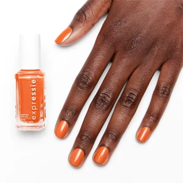 essie Expressie Quick Dry Nail Polish Best Sellers Set Seize The Minute Red Nail Polish Now Or Never Black Nail Polish Gifts For Women And Men 033 Oz Each05 BEARER OF RAD NEWS