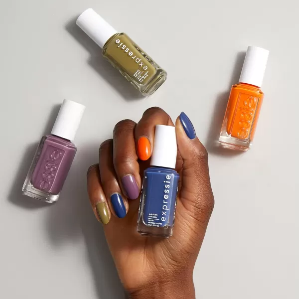 essie Expressie Quick Dry Nail Polish Best Sellers Set Seize The Minute Red Nail Polish Now Or Never Black Nail Polish Gifts For Women And Men 033 Oz Each05 BEARER OF RAD NEWS