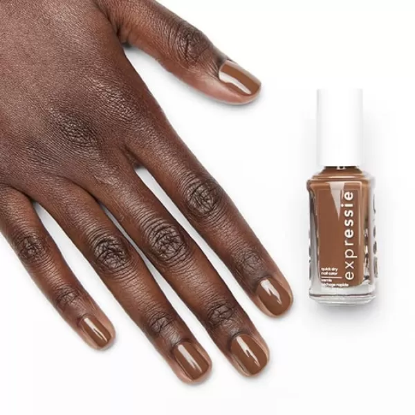 essie Expressie Quick Dry Nail Polish Best Sellers Set Seize The Minute Red Nail Polish Now Or Never Black Nail Polish Gifts For Women And Men 033 Oz EachBrown