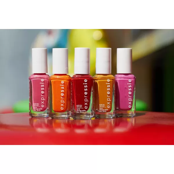 essie Expressie Quick Dry Nail Polish Best Sellers Set Seize The Minute Red Nail Polish Now Or Never Black Nail Polish Gifts For Women And Men 033 Oz Each05 BEARER OF RAD NEWS