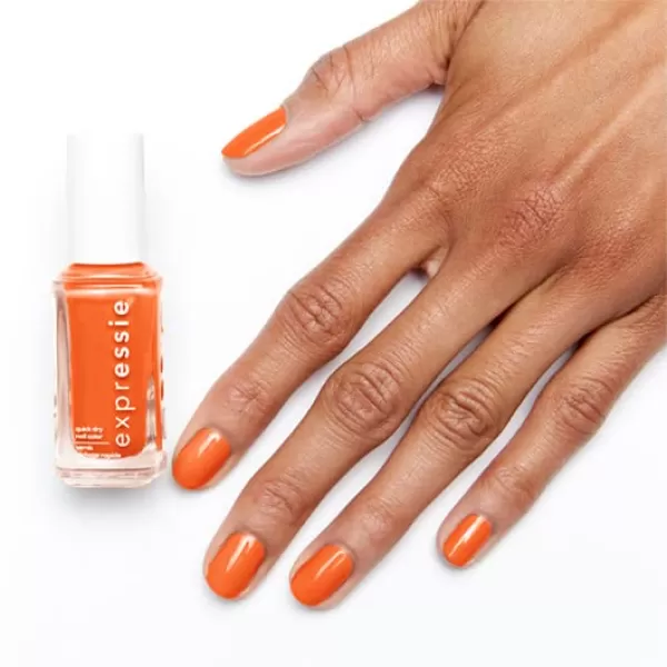 essie Expressie Quick Dry Nail Polish Best Sellers Set Seize The Minute Red Nail Polish Now Or Never Black Nail Polish Gifts For Women And Men 033 Oz Each05 BEARER OF RAD NEWS
