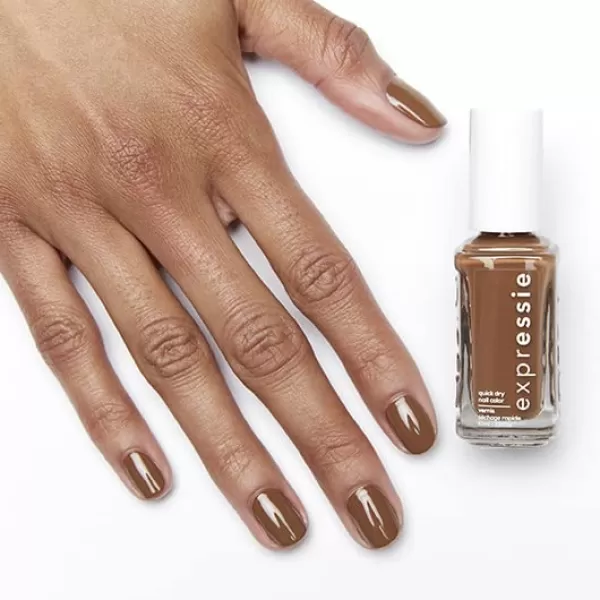 essie Expressie Quick Dry Nail Polish Best Sellers Set Seize The Minute Red Nail Polish Now Or Never Black Nail Polish Gifts For Women And Men 033 Oz EachBrown