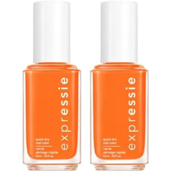 essie Expressie Quick Dry Nail Polish Best Sellers Set Seize The Minute Red Nail Polish Now Or Never Black Nail Polish Gifts For Women And Men 033 Oz Each145 bearer of rad news