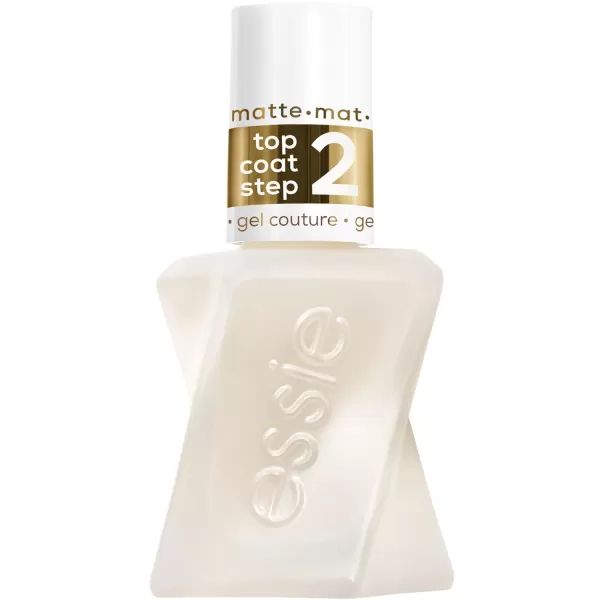 Essie Gel Couture Longwear Top Coat Kit Clear Shiny Top Coat  Soft Matte Top Coat 046 fl oz eachClear