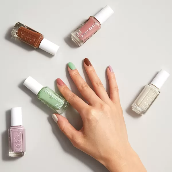 Essie expressie QuickDry Nail Polish 8Free Vegan Slate Blue Air Dry 033 fl oz10 second hand  first love