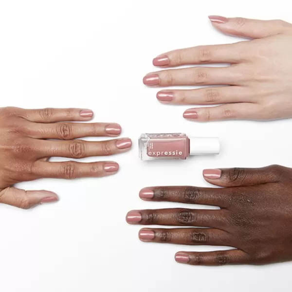 Essie expressie QuickDry Nail Polish 8Free Vegan Slate Blue Air Dry 033 fl oz16 CHECKED IN
