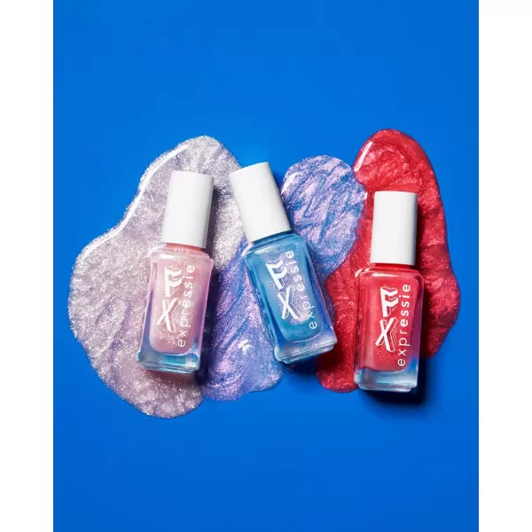 Essie expressie QuickDry Nail Polish 8Free Vegan Slate Blue Air Dry 033 fl oz20 FAUX REAL FX