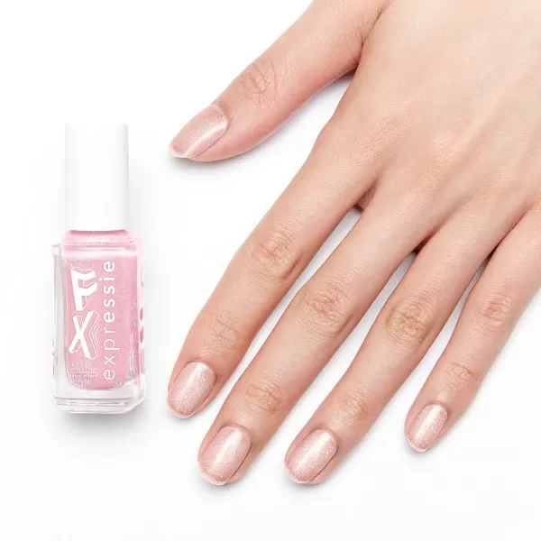 Essie expressie QuickDry Nail Polish 8Free Vegan Slate Blue Air Dry 033 fl oz20 FAUX REAL FX