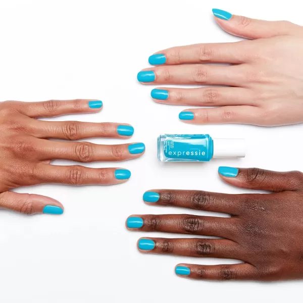 Essie expressie QuickDry Nail Polish 8Free Vegan Slate Blue Air Dry 033 fl oz33 WORD ON THE STREET