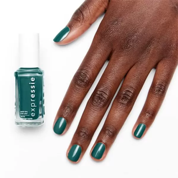 Essie expressie QuickDry Nail Polish 8Free Vegan Slate Blue Air Dry 033 fl oz339 streetwear n tear green with blue undertones