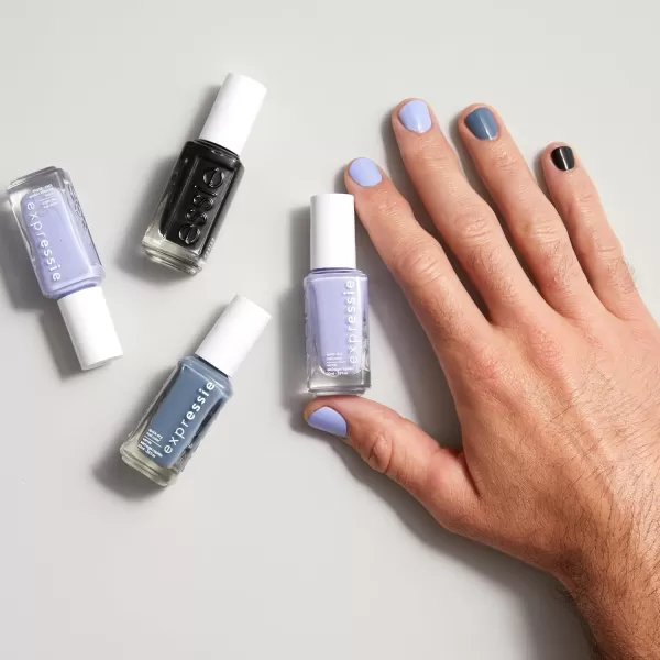 Essie expressie QuickDry Nail Polish 8Free Vegan Slate Blue Air Dry 033 fl oz35 SK8 WITH DESTINY