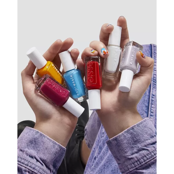 Essie expressie QuickDry Nail Polish 8Free Vegan Slate Blue Air Dry 033 fl oz38 OUTSIDE THE LINES