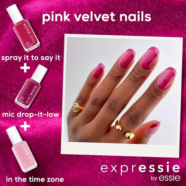 Essie expressie QuickDry Nail Polish 8Free Vegan Slate Blue Air Dry 033 fl ozPastel Pink Red Yellow