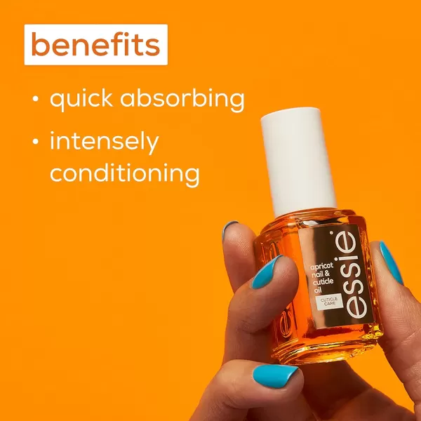 essie Apricot Nail and Cuticle Oil Set Vegan Softened and Nourished cuticles For Home and Travel 046 fl oz eachAPRICOT CUTICLE OIL