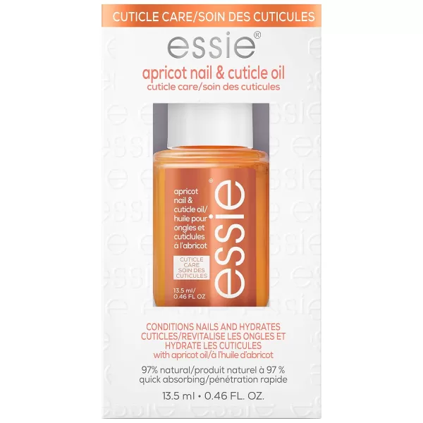 essie Apricot Nail and Cuticle Oil Set Vegan Softened and Nourished cuticles For Home and Travel 046 fl oz eachAPRICOT CUTICLE OIL