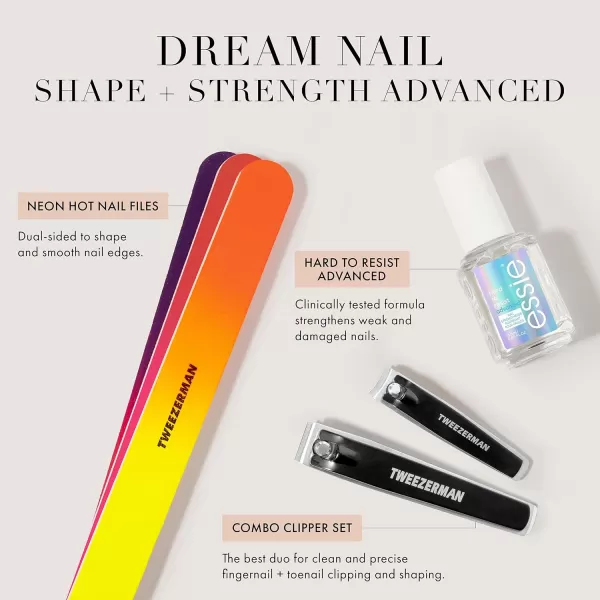 essie Apricot Nail and Cuticle Oil Set Vegan Softened and Nourished cuticles For Home and Travel 046 fl oz eachDREAM NAIL LENGTH  SHAPE KIT ADVANCED