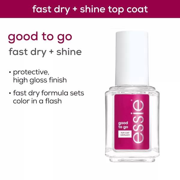 essie Apricot Nail and Cuticle Oil Set Vegan Softened and Nourished cuticles For Home and Travel 046 fl oz eachGOOD TO GO TOP COAT