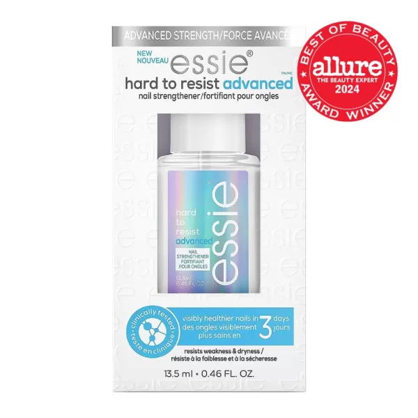 essie Apricot Nail and Cuticle Oil Set Vegan Softened and Nourished cuticles For Home and Travel 046 fl oz eachHARD TO RESIST STRENGTHENER ADVANCED