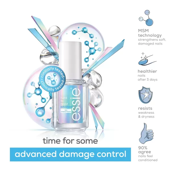 essie Apricot Nail and Cuticle Oil Set Vegan Softened and Nourished cuticles For Home and Travel 046 fl oz eachHARD TO RESIST STRENGTHENER ADVANCED