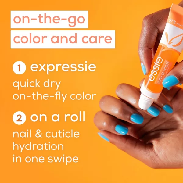 essie Apricot Nail and Cuticle Oil Set Vegan Softened and Nourished cuticles For Home and Travel 046 fl oz eachON A ROLL APRICOT CUTICLE OIL