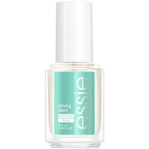 essie Apricot Nail and Cuticle Oil Set Vegan Softened and Nourished cuticles For Home and Travel 046 fl oz eachSTRONG START BASE COAT