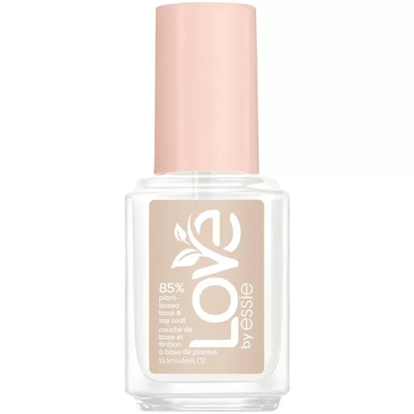 LOVE by essie Nail Polish 80 Plantbased SalonQuality Vegan Yellow On The Brighter Side 046 Fl Oz00 ESSIE LOVE NAIL CARE BASE  TOP COAT