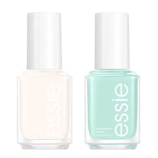 essie Nail Polish Set Coastal Grandmother Marshmallow White Nail Polish  Mint Candy Apple Mint Green Nail Polish 046 fl oz each