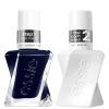 imageessie gel couture Gellike Nail Polish Set with Top Coat Vegan Blue Nail Polish Caviar Bar Kit 1 Kit