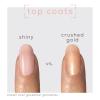 imageessie Gel Couture GelLike Nail Polish Longwear Vegan Metallic Glaze Nail Polish Crushed Gold 046 fl oz