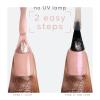 imageessie Gel Couture GelLike Nail Polish Longwear Vegan Metallic Glaze Nail Polish Crushed Gold 046 fl oz
