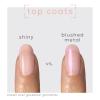 imageessie Gel Couture Gellike Nail Polish Vegan Metallic Glaze Top Coat Nail Polish Glazed Chrome 046 fl oz