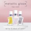 imageessie Gel Couture Gellike Nail Polish Vegan Metallic Glaze Top Coat Nail Polish Glazed Chrome 046 fl oz