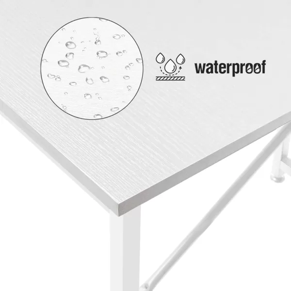 Lufeiya White Small Desk for Bedroom  Student Kids Study Writing Table for Home Office Bedroom Small Spaces 32 Inch Modern Mini Laptop PC Computer Desks WhiteWhite