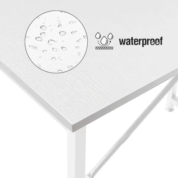 Lufeiya White Small Desk for Bedroom  Student Kids Study Writing Table for Home Office Bedroom Small Spaces 32 Inch Modern Mini Laptop PC Computer Desks WhiteWhite