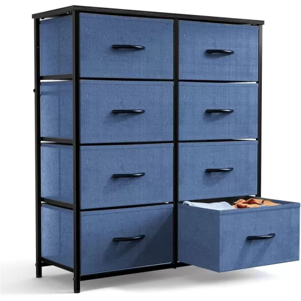 Sweetcrispy Dresser 2 Deep Drawers Light Black