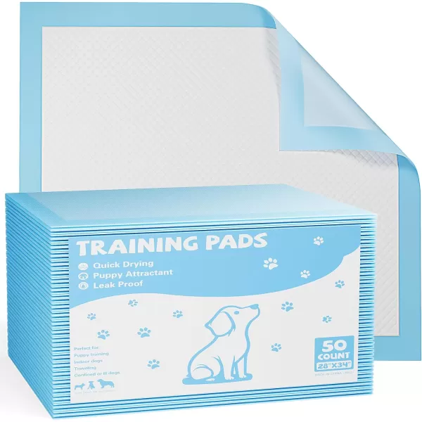 imageSweetcrispy Puppy Pads Dogs Training Pads Regular Size 22quotx22quot  150 Count LeakProof QuickDry Surface Dog Pee Pads28x34