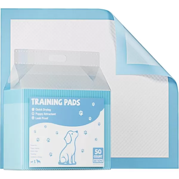 imageSweetcrispy Puppy Pads Dogs Training Pads Regular Size 22quotx22quot  150 Count LeakProof QuickDry Surface Dog Pee Pads28x34