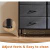 imageSweetcrispy 6 Drawers Dresser for Bedroom Kidsroom Furniture Small Chest Tower Storage Organizer Units for Clothing Closet Fabric Bins Wood Top Steel Frame Lightweight Assemble Tools IncludeGrey