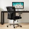 imageSweetcrispy Big and Tall Office Desk Chair with Lumbar Support 500lbs Heavy Duty Mesh Ergonomic Computer Chair with Arm and Wide Comfy Seat Wheels for Adult