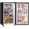 imageSweetcrispy 32 CuFt Mini Fridge with Freezer Small Refrigerator Single Door Adjustable Thermostat Energyefficient Low Noise Compact Fridge for Bedroom Office Dorm BlackBlack