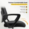imageSweetcrispy Home Office Drafting Chair  Ergonomic High Stool Computer with Adjustable Height and Comfy Lumbar Support Tall Rolling Task for Standing Desk with Fixed Arm and Footrest BlackBlack