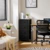 imageSweetcrispy Dresser for Bedroom TV Stand Fabric Dresser with 7 Drawers Dresser Chest of Drawers Organizer Wood Tabletop Dresser for Closet Living Room Entryway BlackBlack
