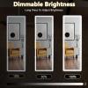 image:imageSweetcrispy Full Length Mirror with LED Lights 61x17 Lighted Floor Mirror with Dimming amp 3 Color Lighting Stand for Bedroom Dressing RoomRectangular