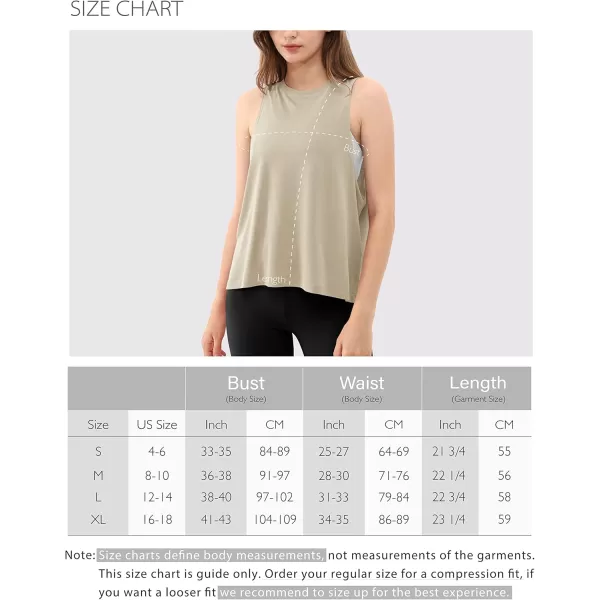 ODODOS 3Pack Loose Tank Tops for Women Sleeveless Gym Athletic Workout Tops Yoga ShirtsAbalonedusty Rosesage Green Long